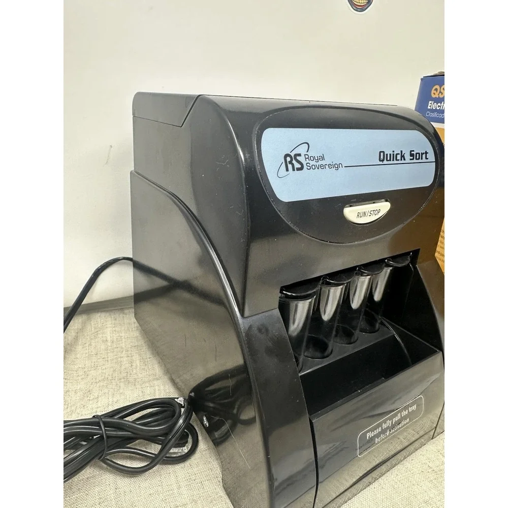Royal Sovereign QS-1AC Coin‎ Sorter Counter Machine tested and works perfectly